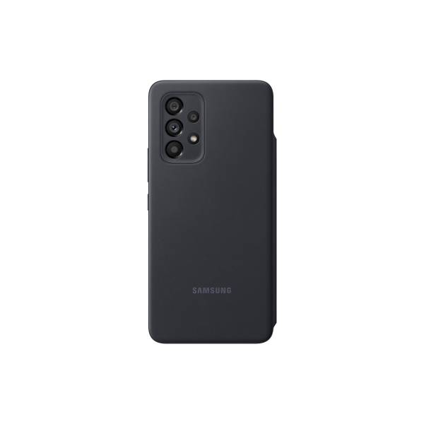 Samsung Smartphonehoesje Galaxy A53 Smart S View Wallet Cover Black