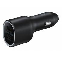 40w car charger black 