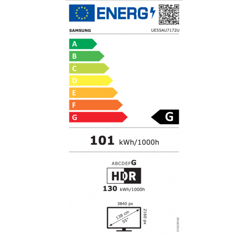 UE55AU7172U  Samsung