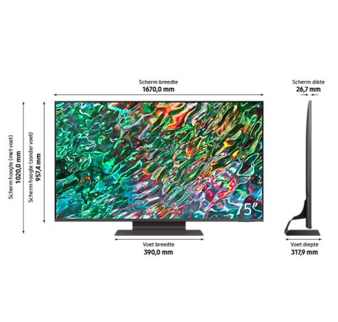 Neo QLED 4K 75QN90B (2022) 75inch  Samsung