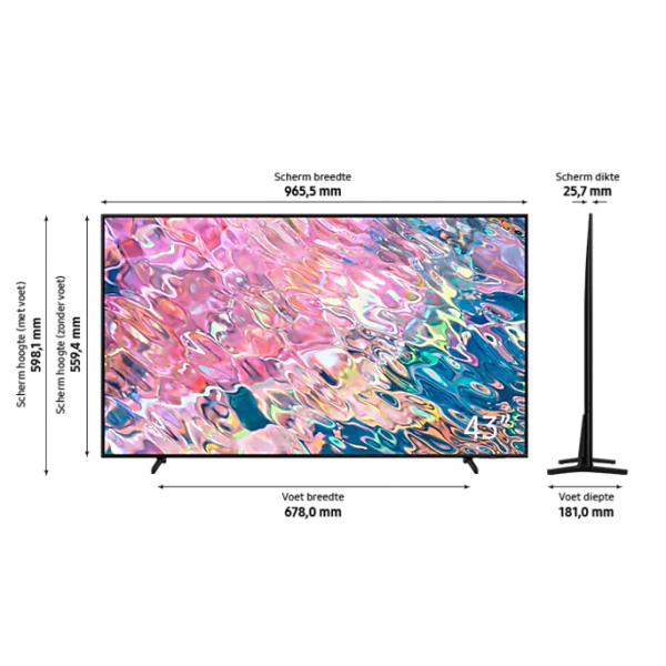 55inch QLED 4K 55Q60B (2022) Samsung 55inch QLED 4K 55Q60B (2022) Samsung
