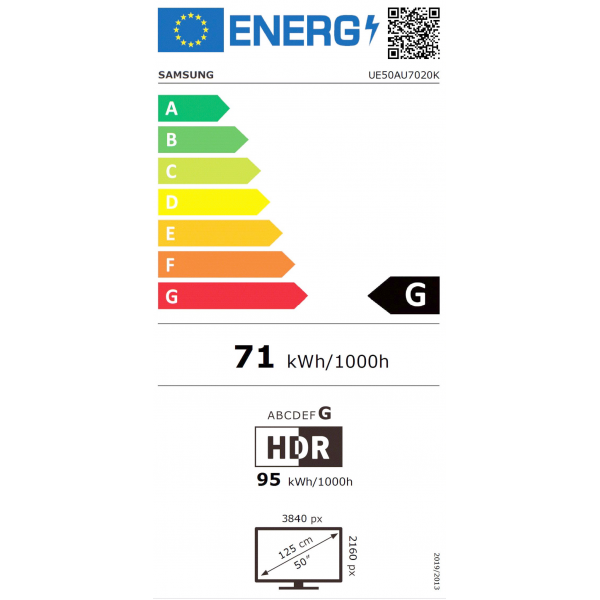 50inch Crystal UHD 4K 50AU7020 (2022) Samsung 50inch Crystal UHD 4K 50AU7020 (2022) Samsung