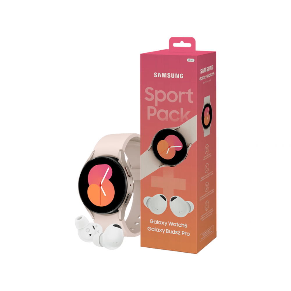 Samsung Smartwatch Galaxy Watch5 Starter Sport Pack Roze