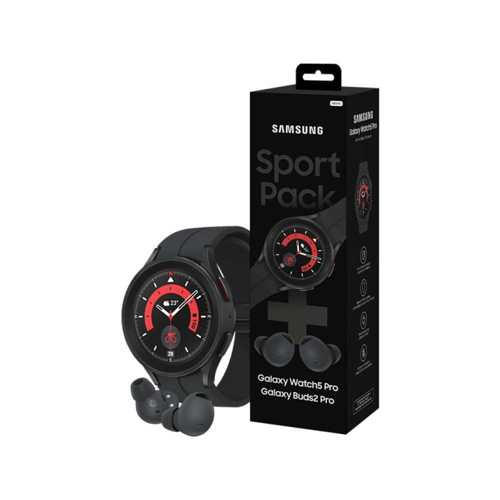 Samsung Smartwatch Galaxy Watch5 Pro Sport Pack Zwart