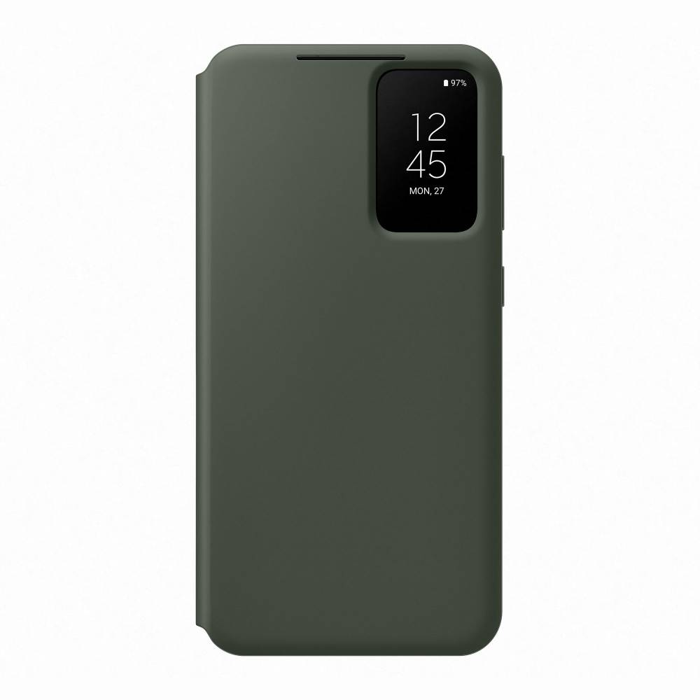 Samsung Smartphonehoesje Galaxy S23+ Smart View Wallet Case Green
