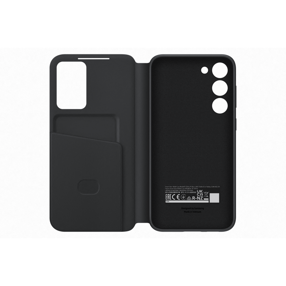 Samsung Smartphonehoesje Galaxy S23+ Smart View Wallet Case Black