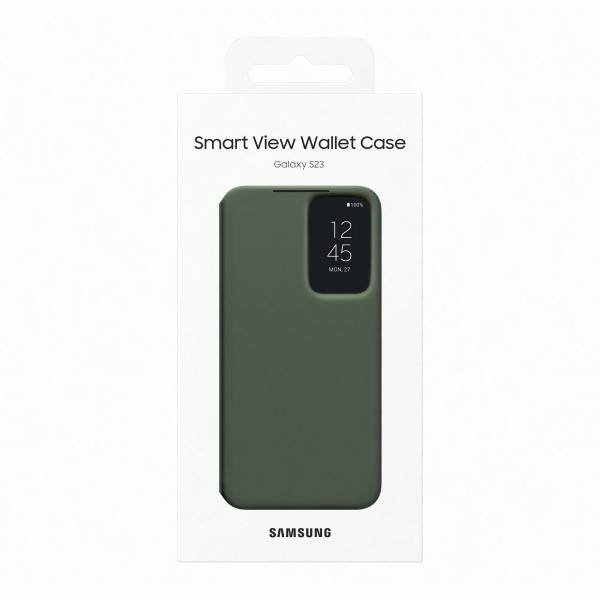 Samsung Galaxy S23 Smart View Wallet Case Green