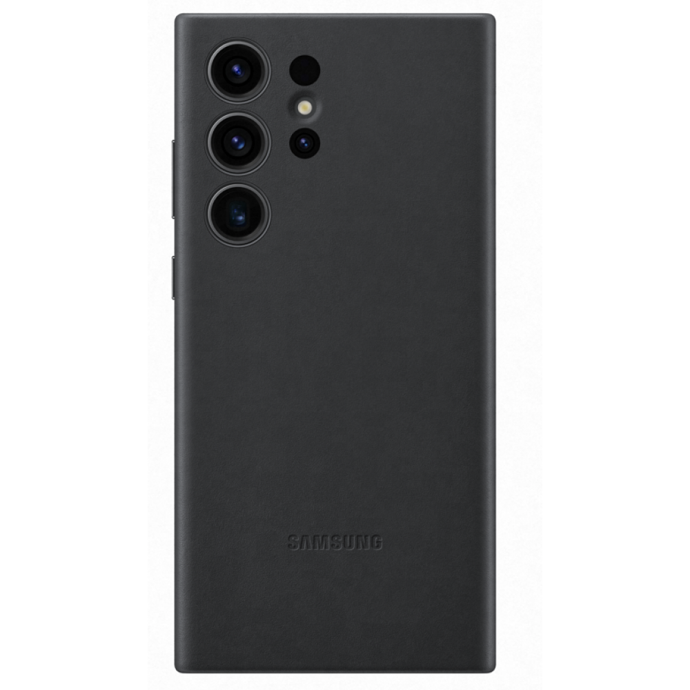 Galaxy S23 Ultra Leather Case Black 