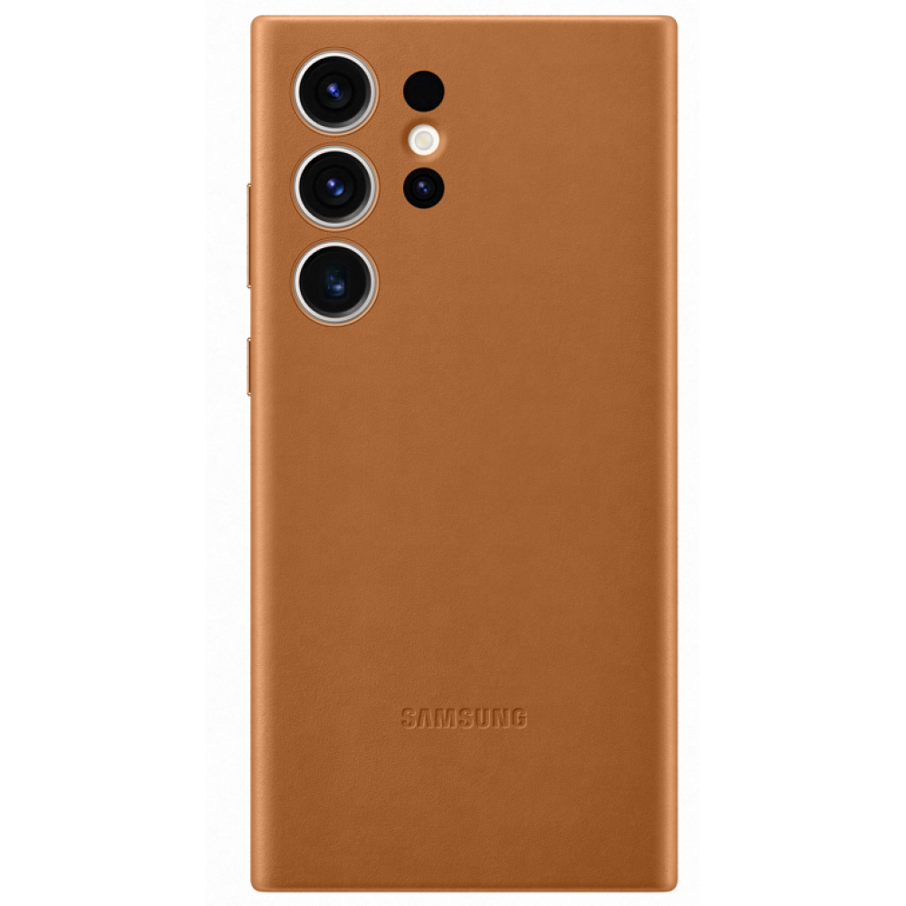 S23 Ultra Leather Case Camel 