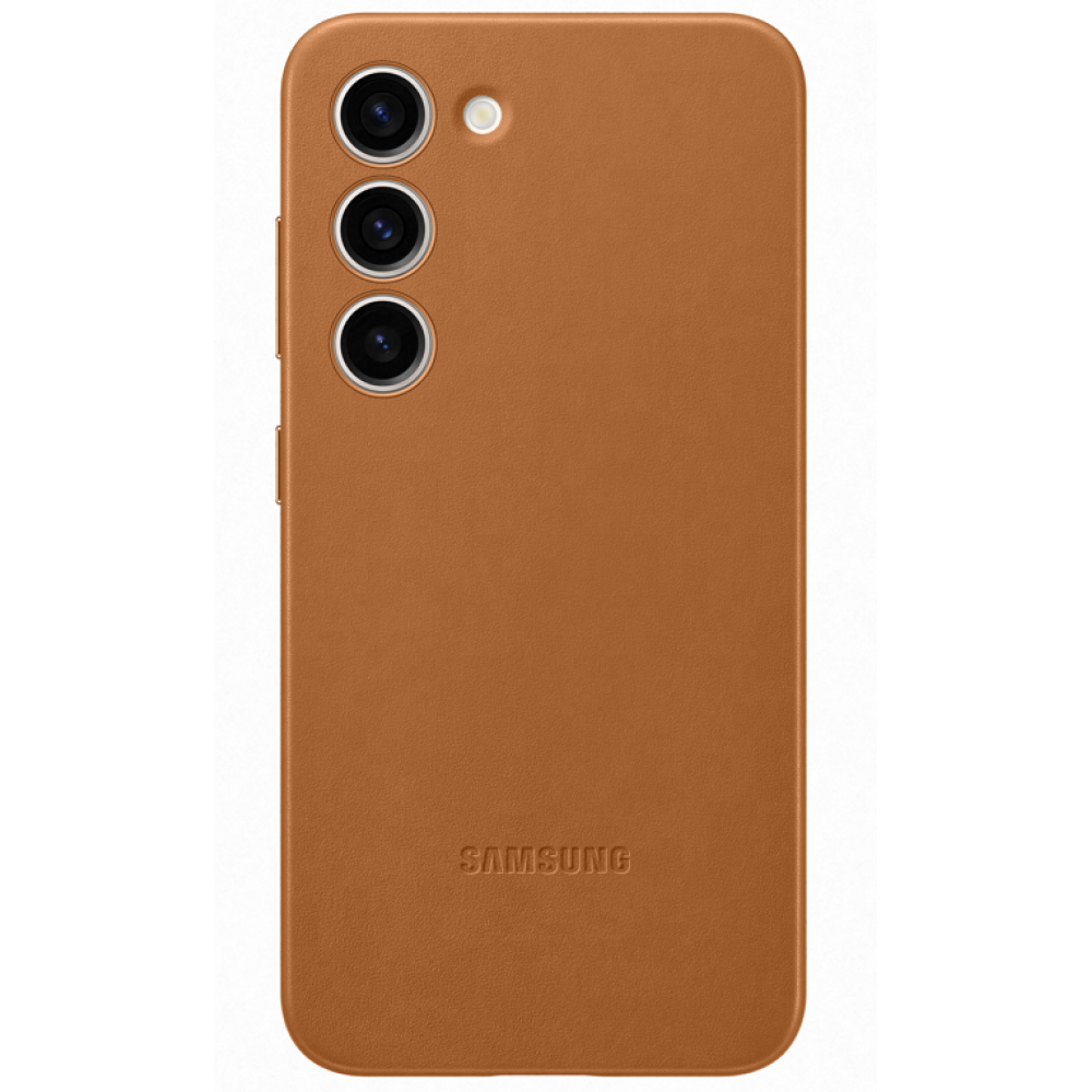 Samsung Smartphonehoesje Galaxy S23+ Leather Case Camel