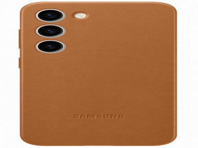 Galaxy S23+ Leather Case Camel