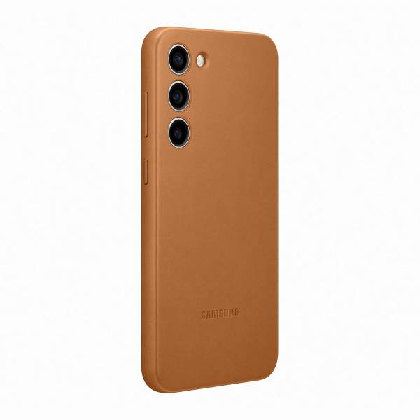 Samsung Galaxy S23+ Leather Case Camel