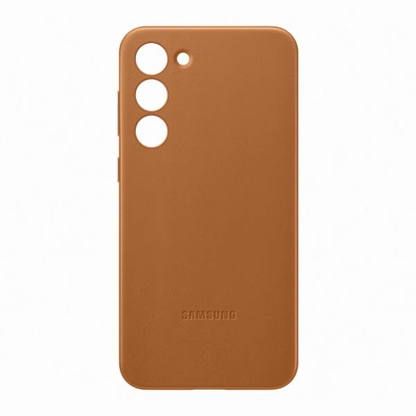 Samsung Galaxy S23+ Leather Case Camel