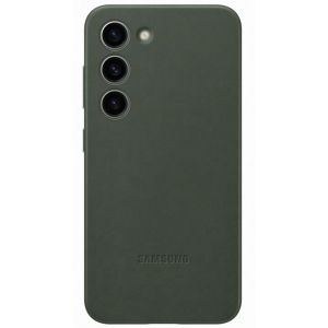 Galaxy S23 Leather Case Green 