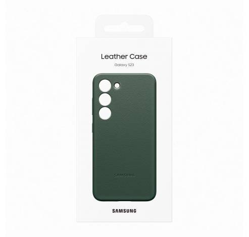 Galaxy S23 Leather Case Green  Samsung