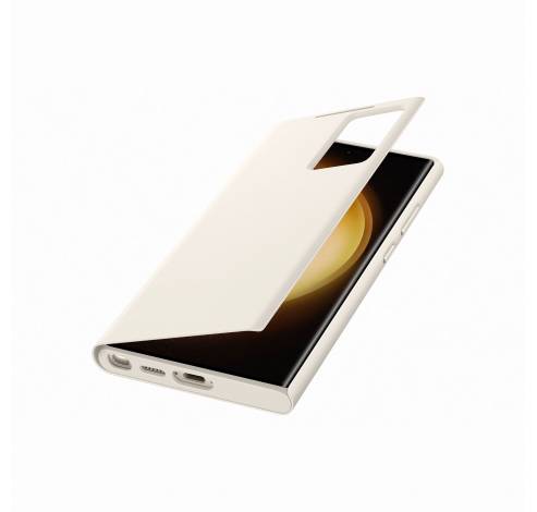 Galaxy S23 Ultra Smart View Wallet Case Cream  Samsung