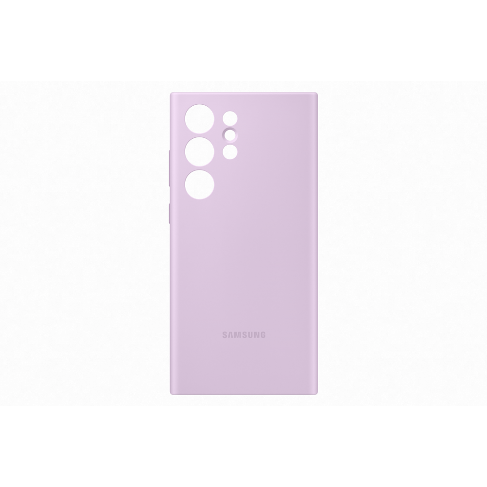 Samsung Smartphonehoesje Galaxy S23 Ultra Silicone Case Lavender