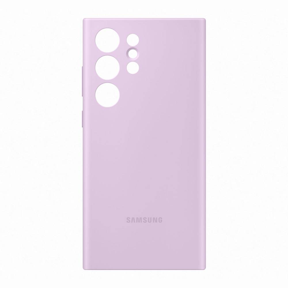 Samsung Smartphonehoesje Galaxy S23 Ultra Silicone Case Lavender