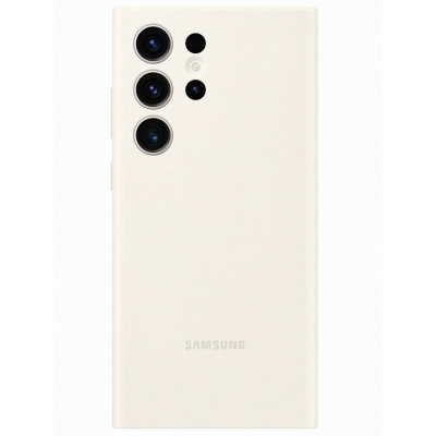 Galaxy S23 Ultra Silicone Case Cream Samsung