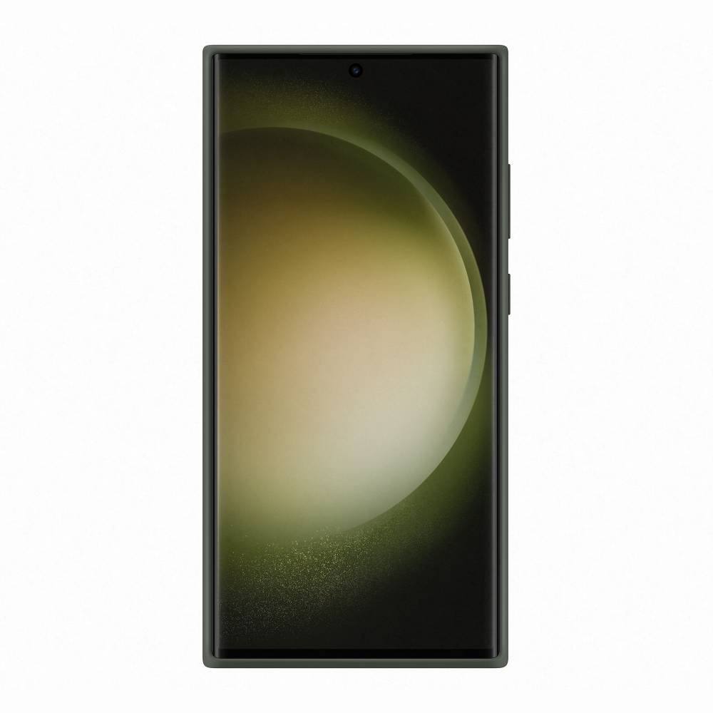 Samsung Smartphonehoesje Galaxy S23 Ultra Silicone Case Green