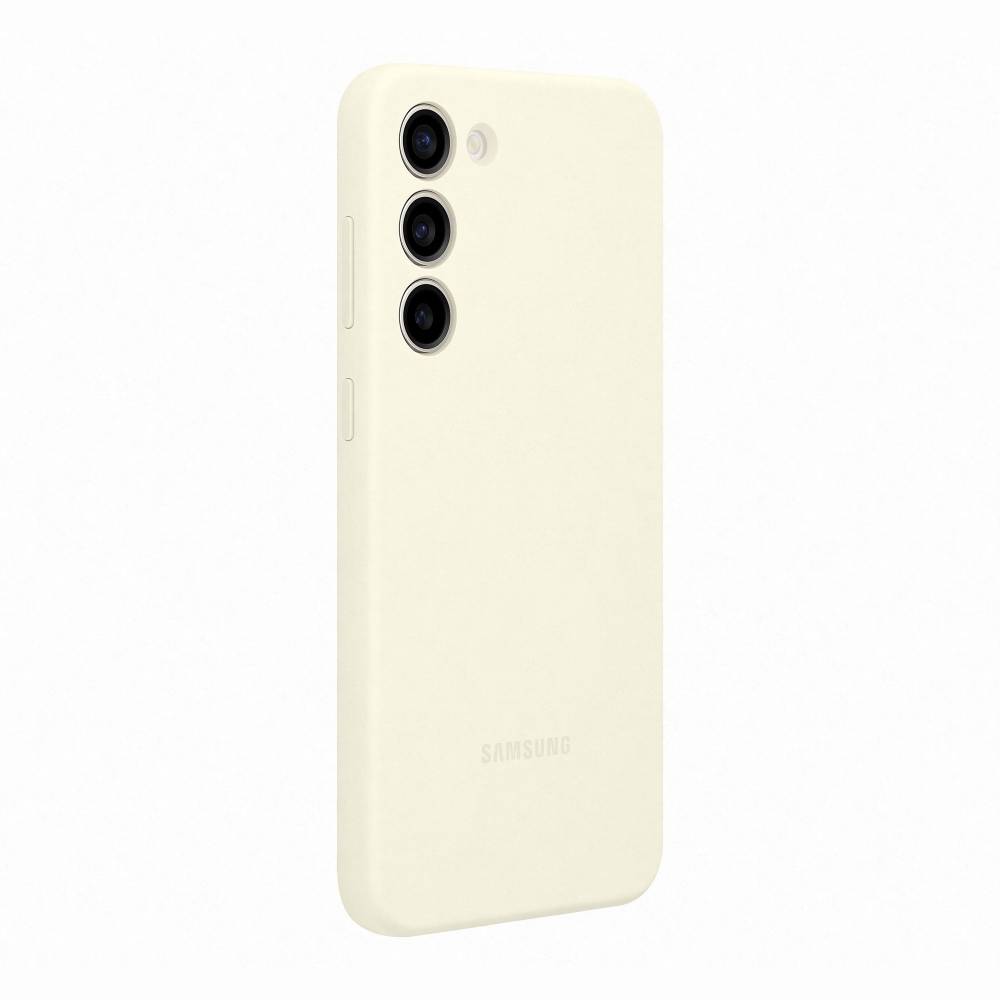 Samsung Smartphonehoesje Galaxy S23+ Silicone Case Cream