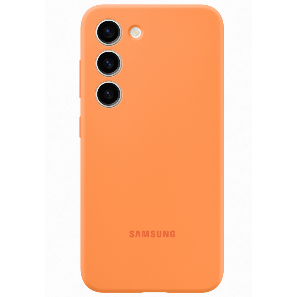 Samsung Smartphonehoesje Galaxy S23+ Silicone Case Orange