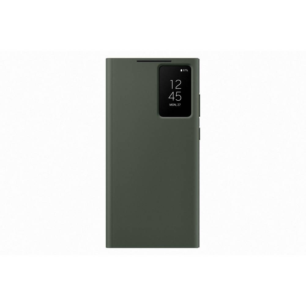 Samsung Smartphonehoesje Galaxy S23 Ultra Smart View Wallet Case Green