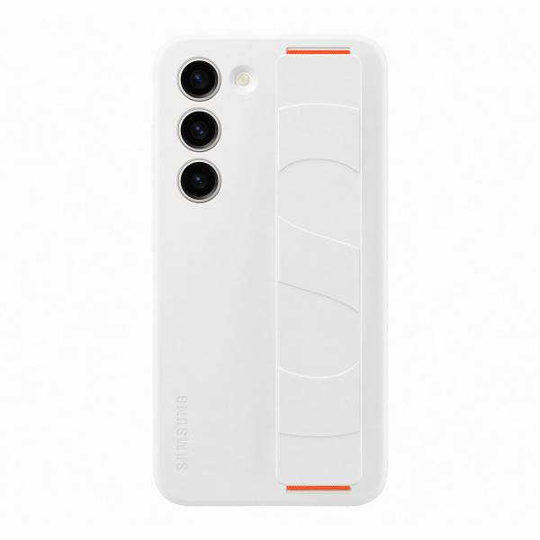 Samsung Galaxy S23 Silicone Grip Case White