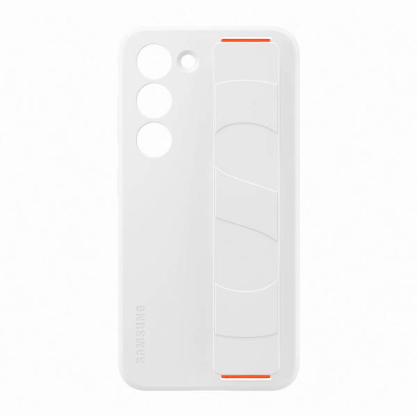 Samsung Galaxy S23 Silicone Grip Case White