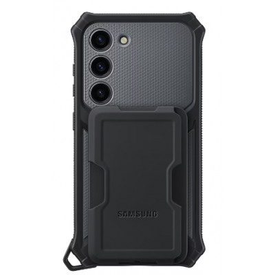 Galaxy S23 Rugged Gadget Case Black 