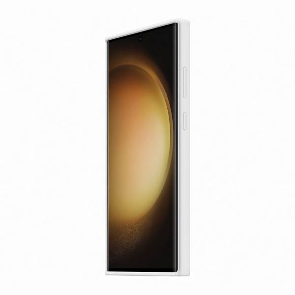 Samsung Galaxy S23 Ultra Silicone Grip Case White