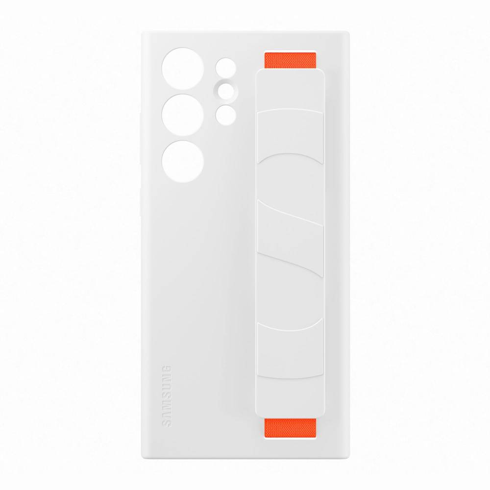 Galaxy S23 Ultra Silicone Grip Case White 