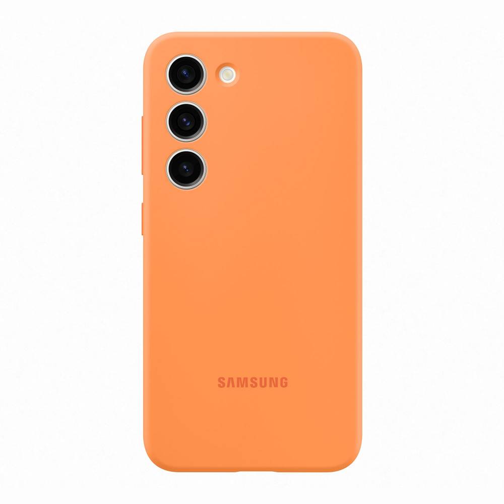Samsung Smartphonehoesje Galaxy S23 Silicone Case Orange
