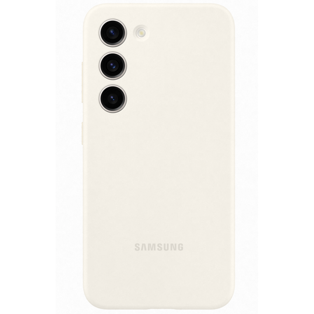 Galaxy S23 Silicone Case Cream 