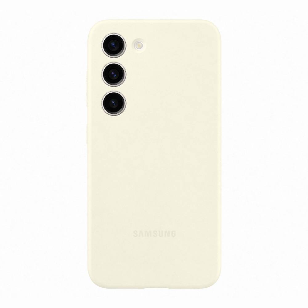 Samsung Smartphonehoesje Galaxy S23 Silicone Case Cream