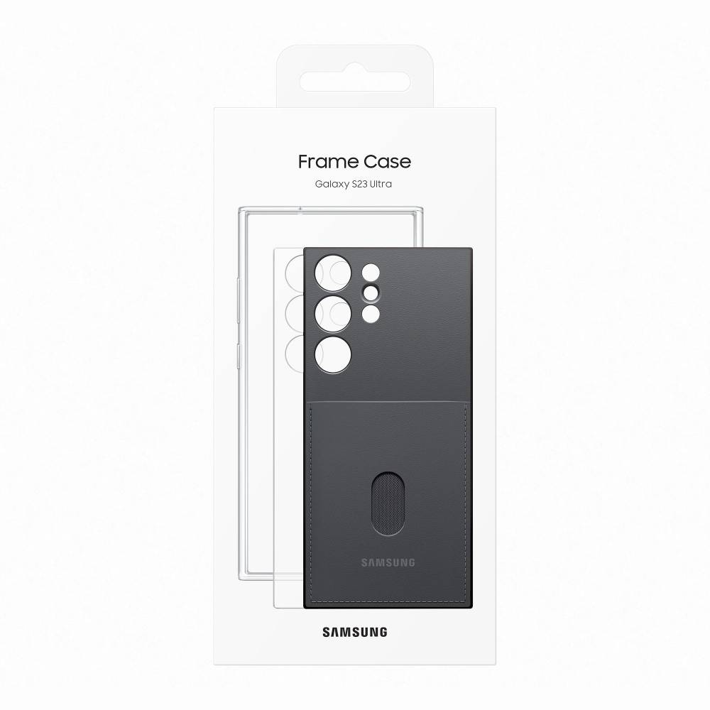 Samsung Smartphonehoesje Galaxy S23 Ultra Frame Case Black