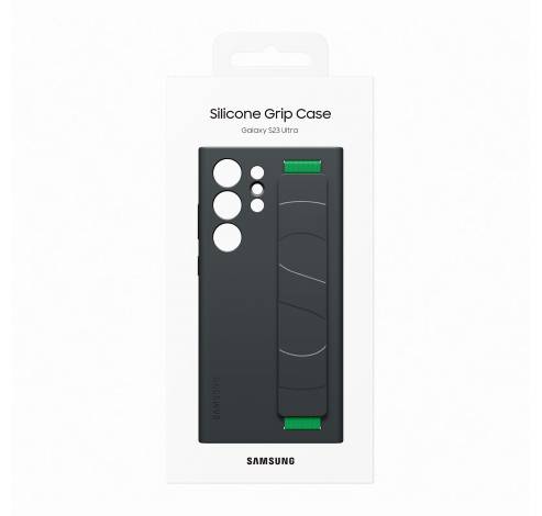 Galaxy S23 Ultra Silicone Grip Case Black  Samsung