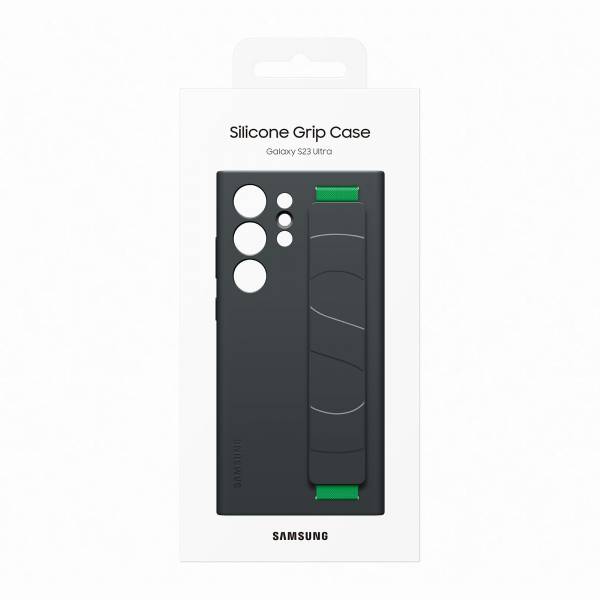 Samsung Galaxy S23 Ultra Silicone Grip Case Black