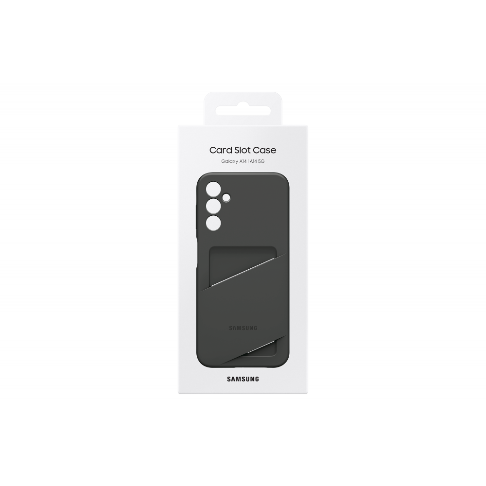 Samsung Smartphonehoesje Galaxy A14 Card Slot Case Black