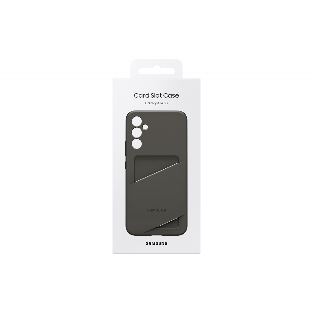 Samsung Smartphonehoesje Galaxy A34 5G Card Slot Case Black