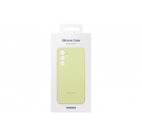 Coque en silicone Galaxy A54 5G vert citron  Samsung