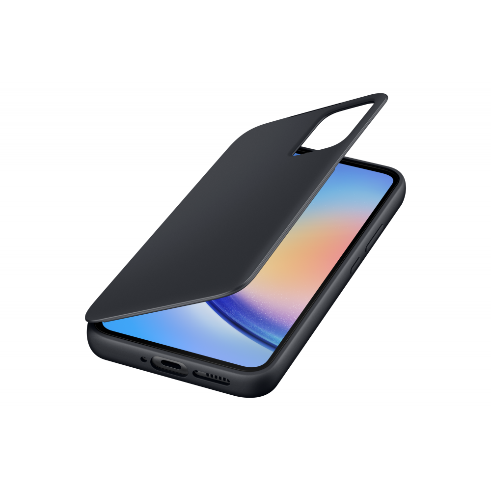 Samsung Smartphonehoesje Galaxy A34 5G Smart View Wallet Case Black
