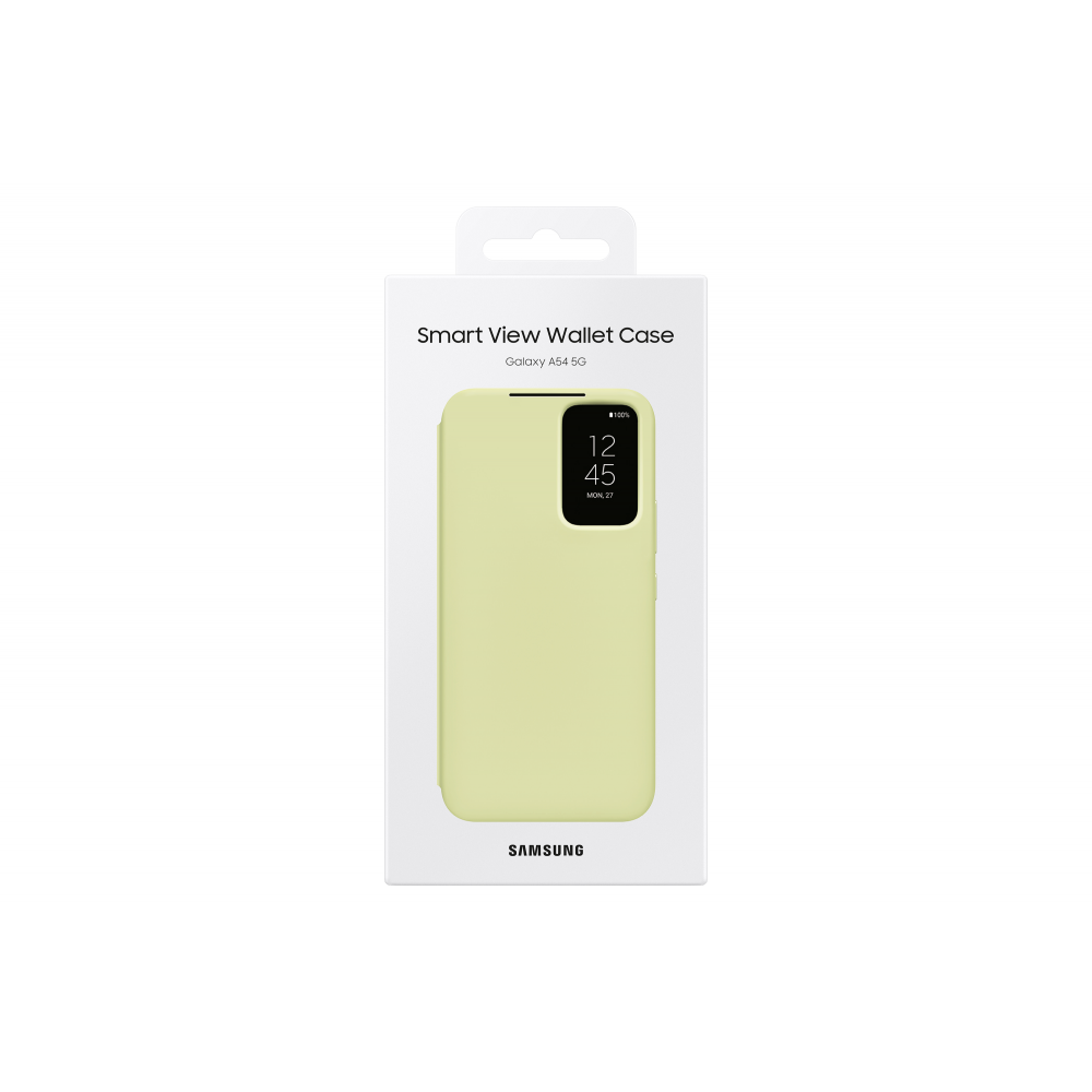 Samsung Smartphonehoesje Galaxy A54 5G Smart View Wallet Case Lime