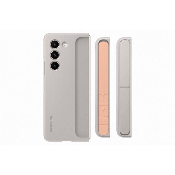 Samsung Galaxy Z Fold5 Standing Case with Strap (Galaxy Z Fold5) Beige