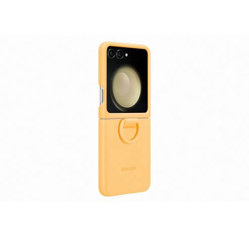 Galaxy Z Flip5 Silicone Case with Ring (Galaxy Z Flip5) Oranje  Samsung