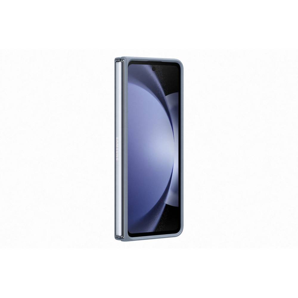 Samsung Smartphonehoesje Galaxy Z Fold5 Vegan Leather Case (Galaxy Z Fold5) Blauw