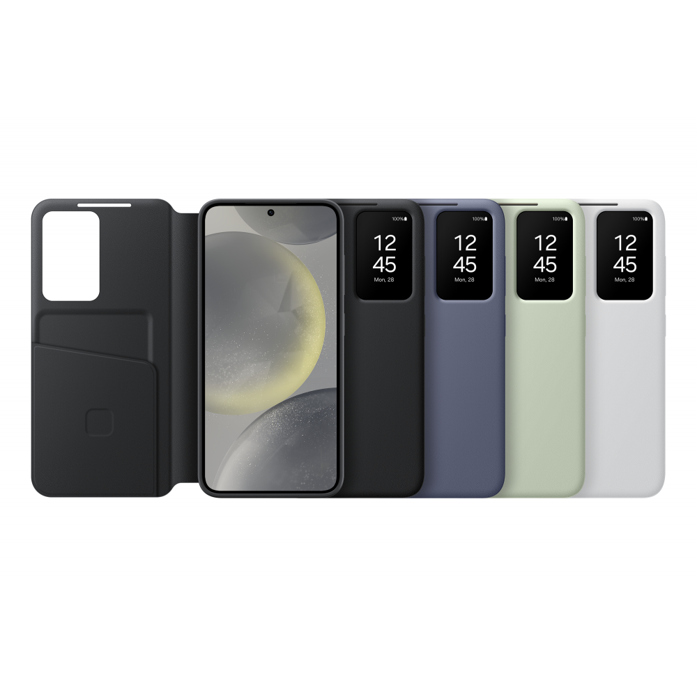 Samsung Smartphonehoesje Galaxy S24 Smart View Wallet Case Light Green