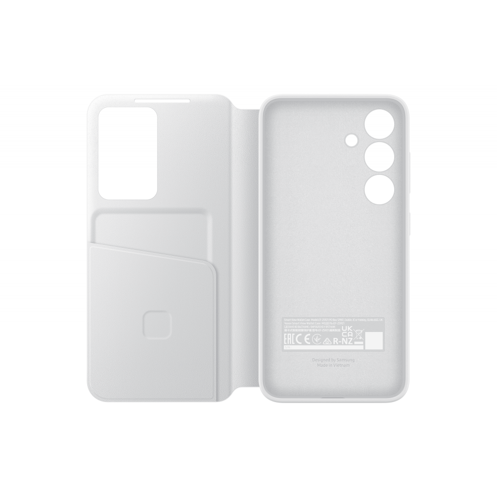 Samsung Smartphonehoesje Galaxy S24 Smart View Wallet Case White