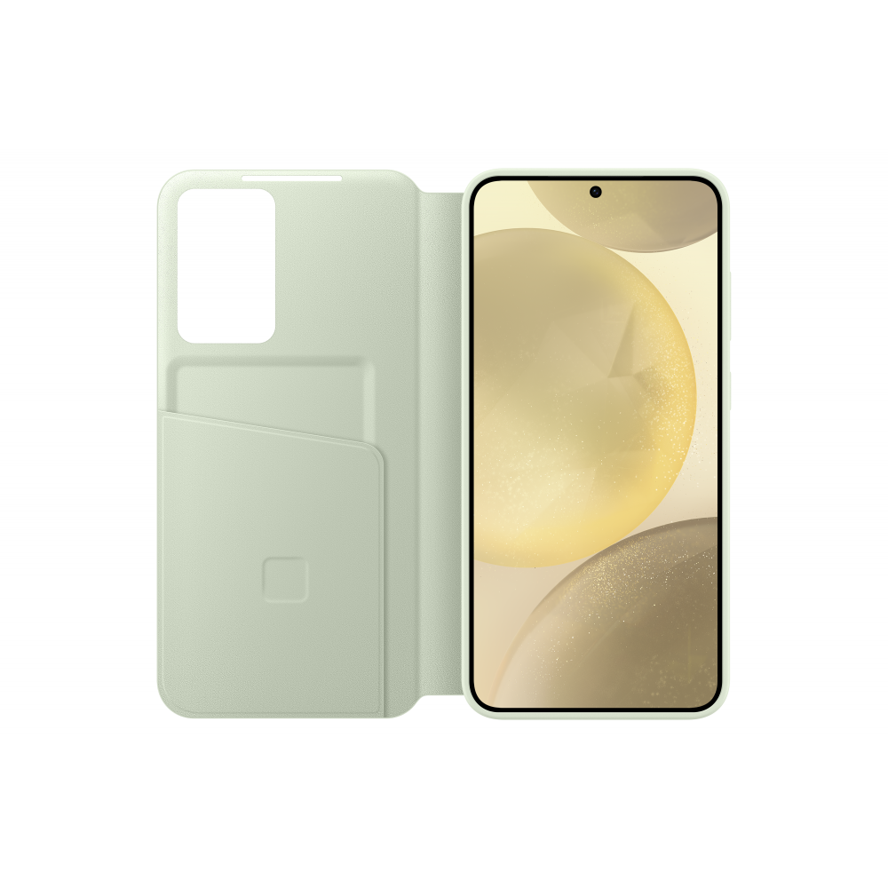 Samsung Smartphonehoesje Galaxy S24+ Smart View Wallet Case Light Green