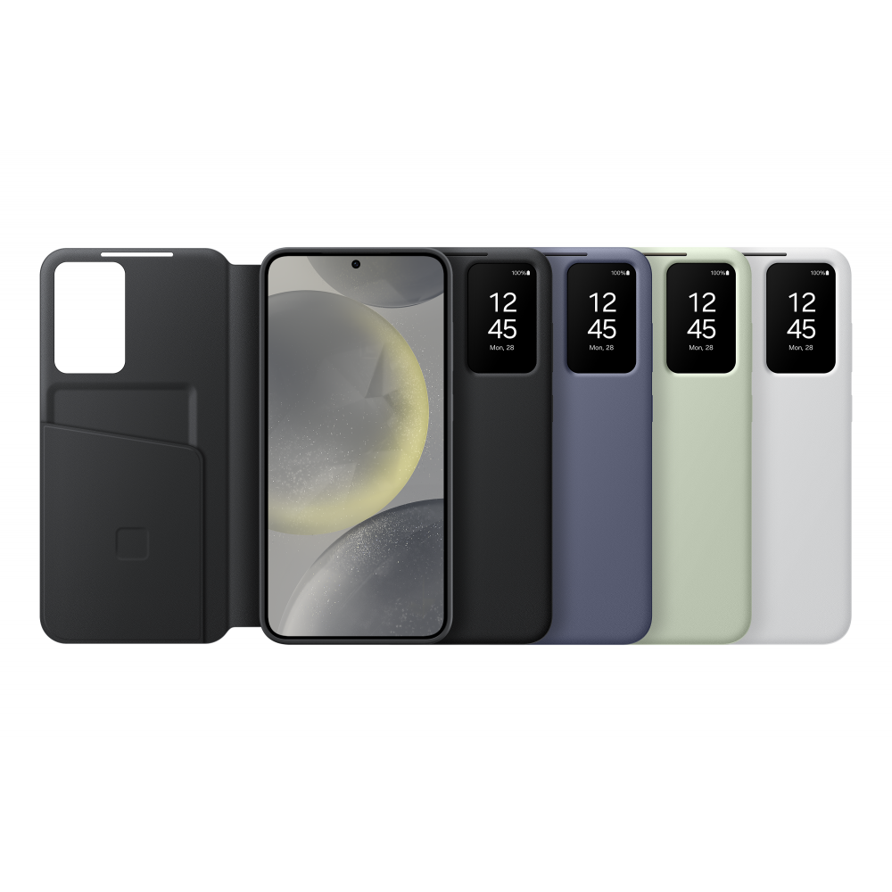 Samsung Smartphonehoesje Galaxy S24+ Smart View Wallet Case Light Green